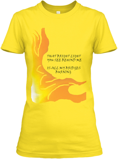 Bridges Burning Women's Tops Daisy T-Shirt Front