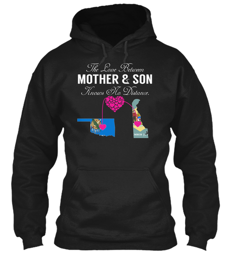 Mother Son   Oklahoma Delaware Black Camiseta Front
