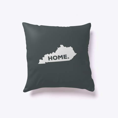 Kentucky  Home  Pillow Dark Grey T-Shirt Front