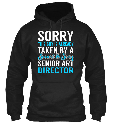 Senior Art Director Black T-Shirt Front