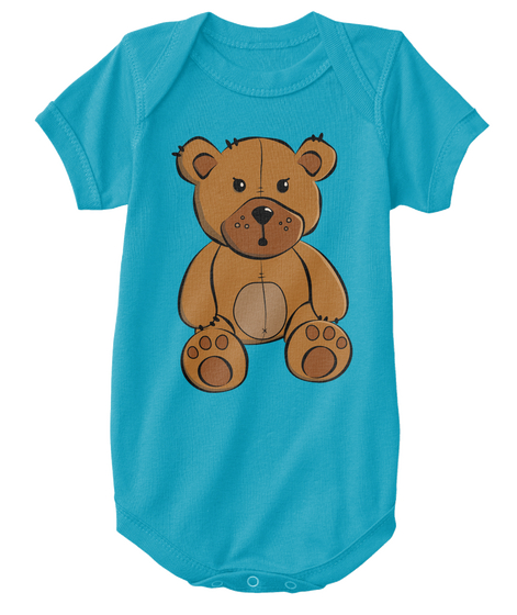 Teddy  Turquoise T-Shirt Front