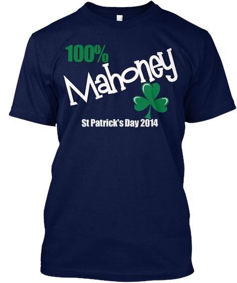 Mahoney  – St Patrick’s Day Navy Kaos Front