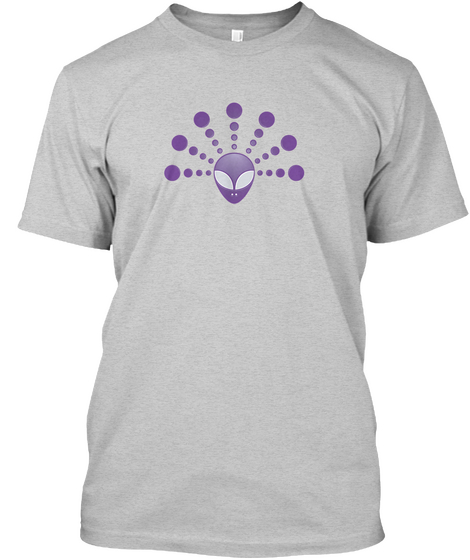 Violet Alien Light Steel Camiseta Front