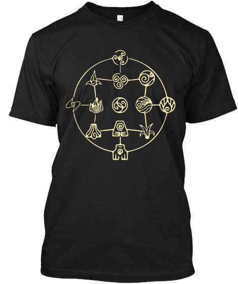 Spirit  Black T-Shirt Front