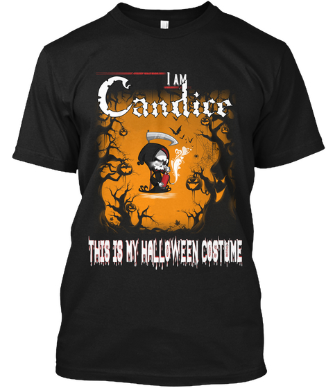 Candice Halloween Costume Black T-Shirt Front