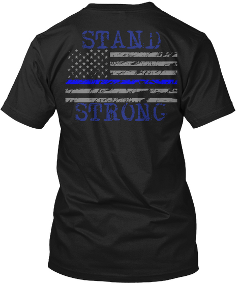 Stand Strong Black T-Shirt Back