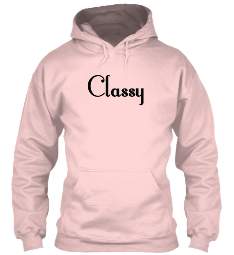 Classy Light Pink T-Shirt Front