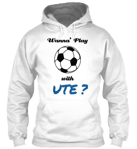 Wanna' Play With Vte ? White T-Shirt Front