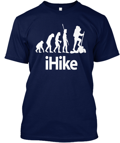 Ihike Navy T-Shirt Front