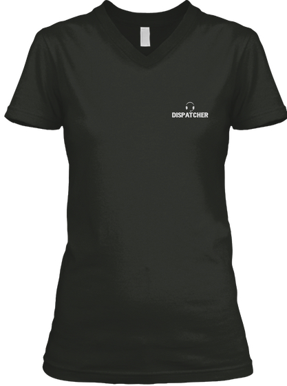 Dispatcher Black T-Shirt Front
