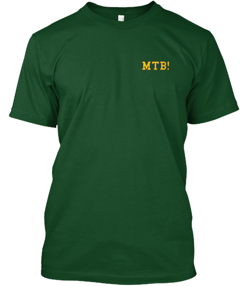 Mtb! Deep Forest áo T-Shirt Front