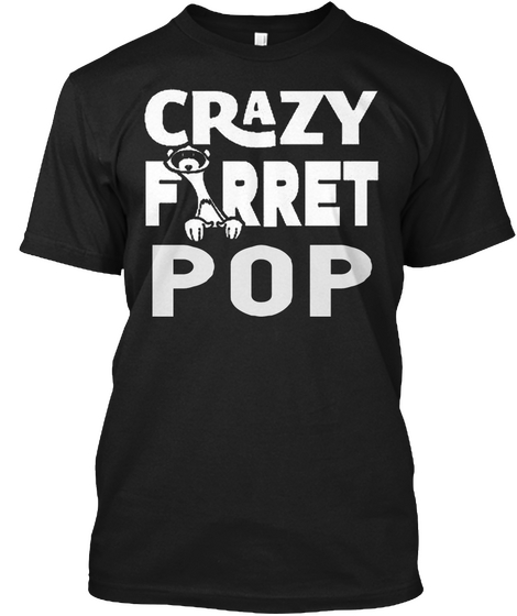 Crazy Frret Pop Black Camiseta Front
