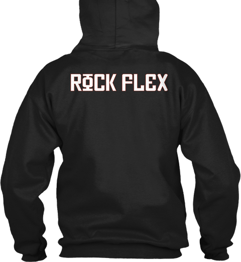Rock Flex Black T-Shirt Back