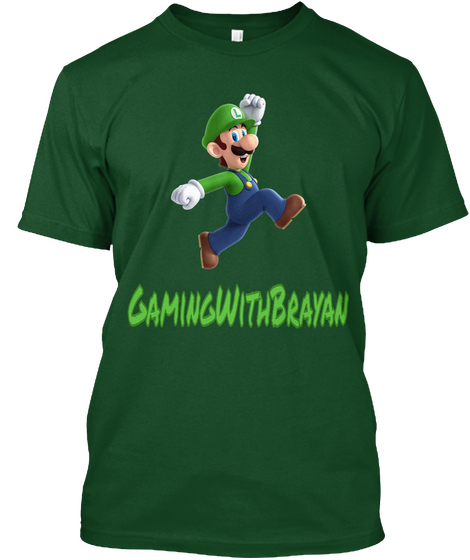 Gaming With Brayan Deep Forest T-Shirt Front