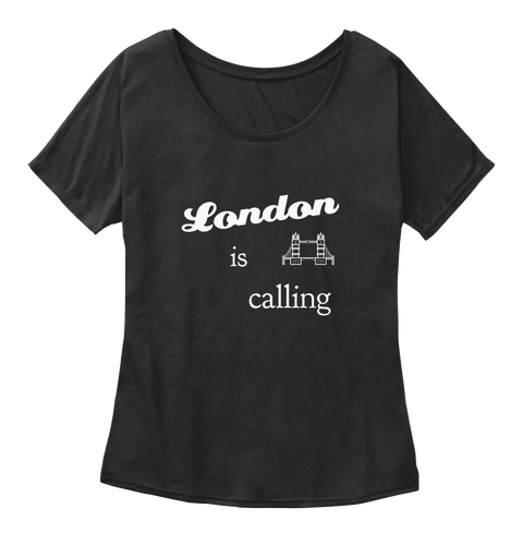 London Is Calling Black Camiseta Front