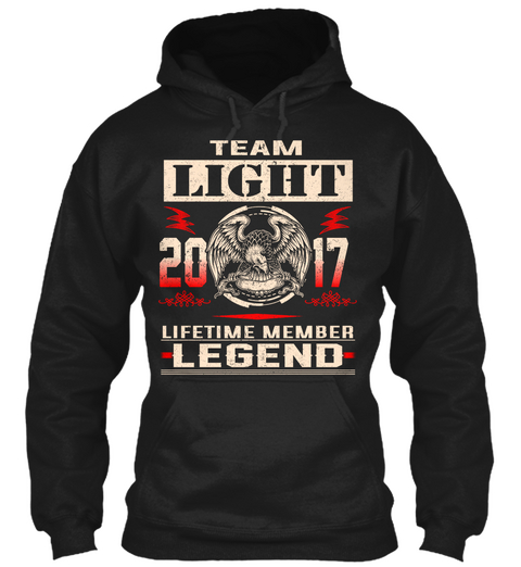 Team Light 2017 Black Camiseta Front