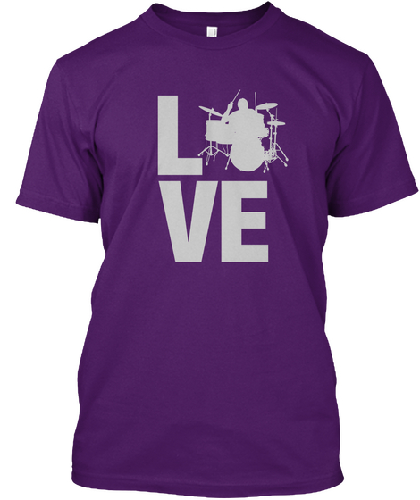 Love Purple Camiseta Front