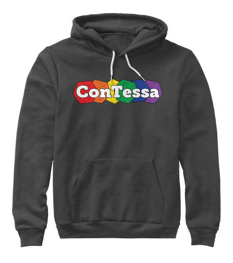 Contessa Dark Grey Heather T-Shirt Front