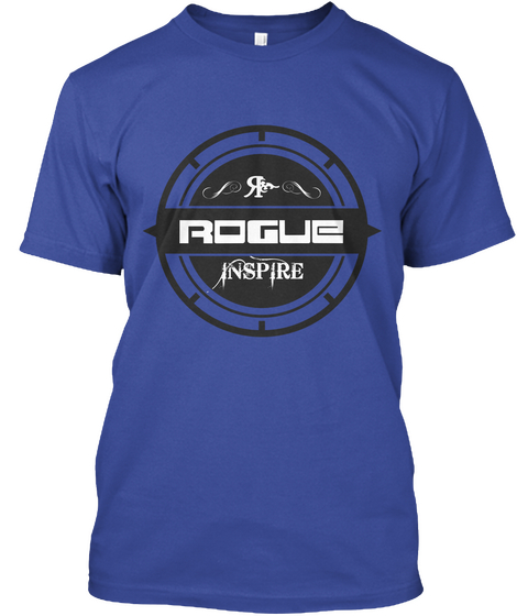 Rogue Inspire Deep Royal T-Shirt Front