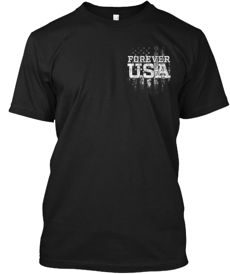 Forever Usa Black Maglietta Front