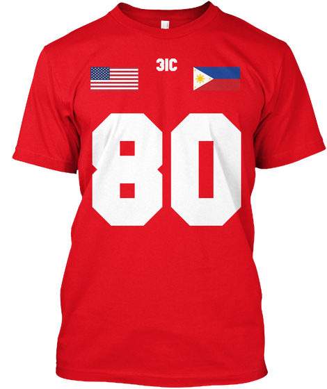 31c 80 Red Camiseta Front