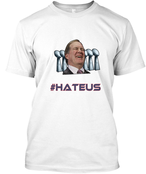 #Hate Us White áo T-Shirt Front