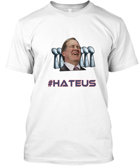 #Hate Us White Camiseta Front