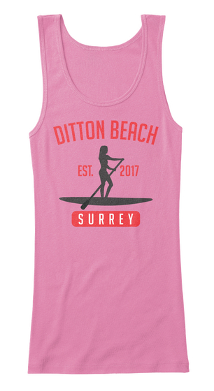 Ditton Beach Est 2017 Surrey Azalea T-Shirt Front