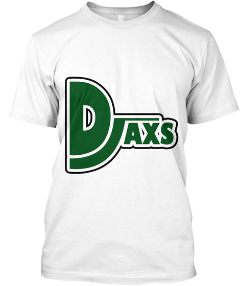D Jaxs White T-Shirt Front