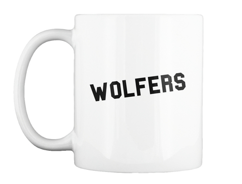 Wolfers White Camiseta Front