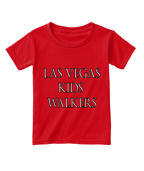 Las Vegas
      Kids
Walkers Red  T-Shirt Front