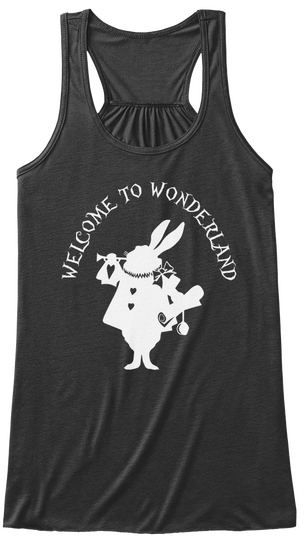 Wonderland T Dark Grey Heather Camiseta Front