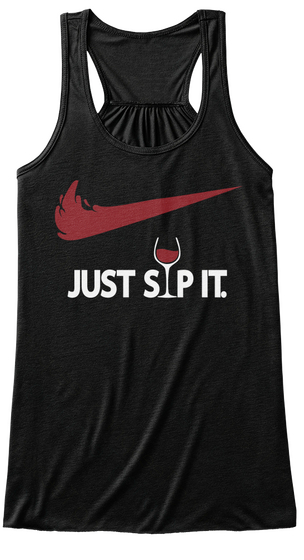 Just Spi It Black T-Shirt Front