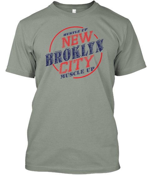 Represent Brooklyn Grey T-Shirt Front