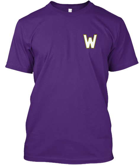 W Purple T-Shirt Front