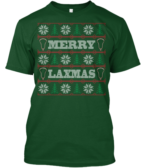 Merry Laxmas Deep Forest Maglietta Front