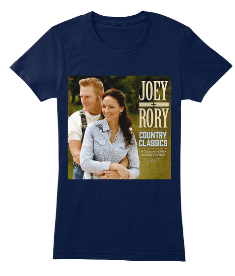 Joey Rory Country Classics Navy Maglietta Front