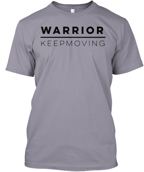 Warrior Keepmoving Slate Camiseta Front