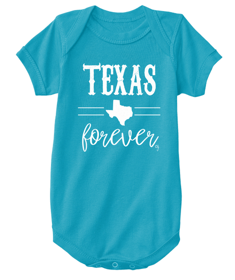 Texas Forever Turquoise T-Shirt Front