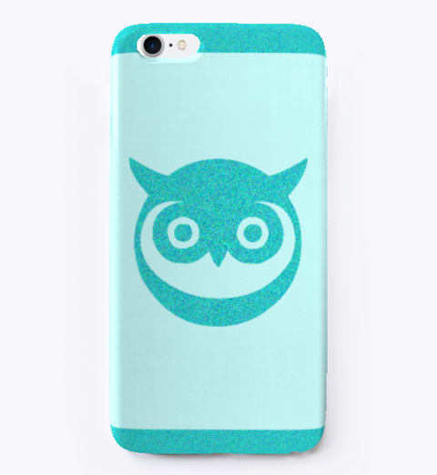 Owly Owl Aqua Kaos Front