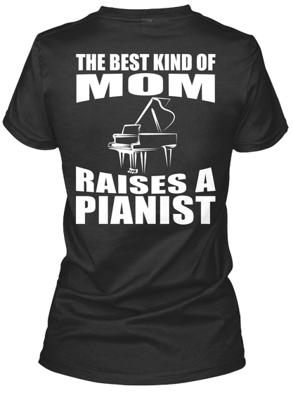 Special Pianist Mom Limited Edition Black Kaos Back