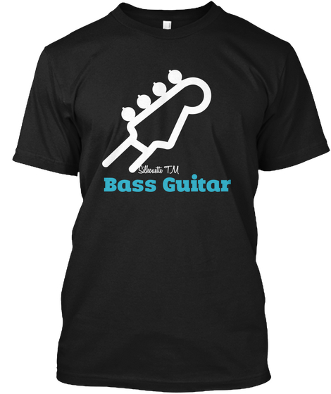 Tm Bass Guitar Black Camiseta Front