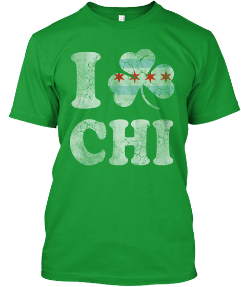I Chi Kelly Green T-Shirt Front