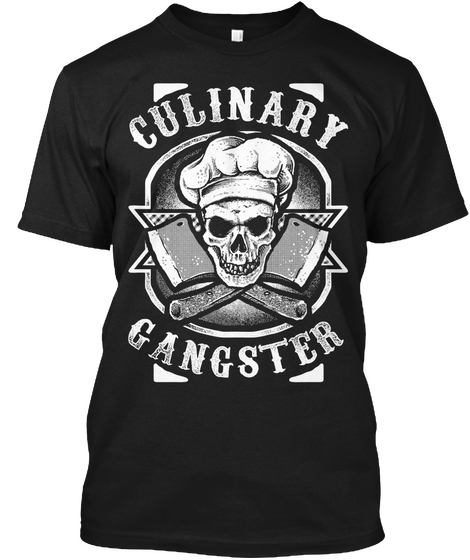 Culinary Gangster Black Kaos Front